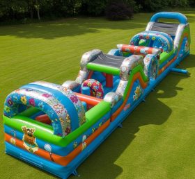 T7-4340 Scooby-Doo Theme Inflatable Obstacle Course