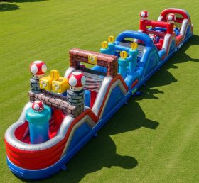 T7-4384 Super Mario Theme Inflatable Obstacle Course