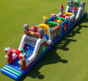 T7-4388 Super Mario Theme Inflatable Obstacle Course