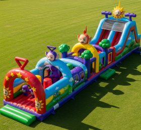 T7-4391 Teletubbies Theme Inflatable Obstacle Course