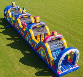 T7-4414 The Simpsons Theme Inflatable Obstacle Course