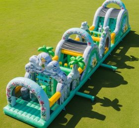 T7-4436 Tinker Bell Theme Inflatable Obstacle Course