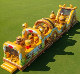 T7-4460 Winnie the Pooh Theme Inflatable Obstacle Course