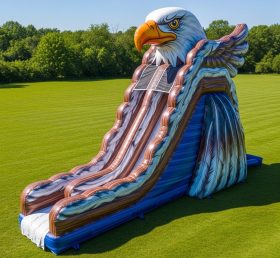 T8-5557 Eagle Theme Inflatable Water Slide