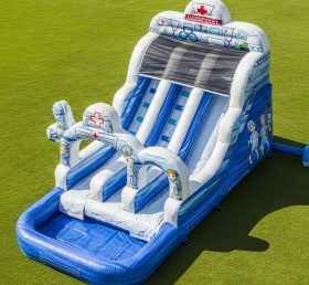 T8-5630 Hospital Theme Inflatable Water Slide