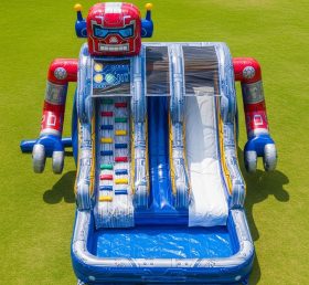T8-5785 Robot Theme Inflatable Water Slide