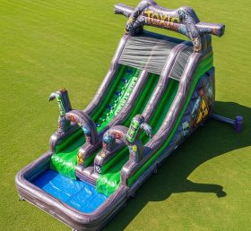 T8-5844 Toxic Theme Inflatable Water Slide
