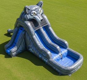 T8-5889 Wolf Theme Inflatable Water Slide