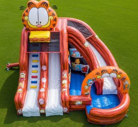 T8-7236 Garfield Theme Inflatable Water Slide