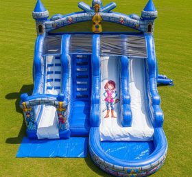 T8-7365 Nella Knight Theme Inflatable Water Slide