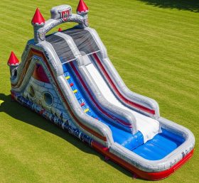 T8-7367 Nella Knight Theme Inflatable Water Slide