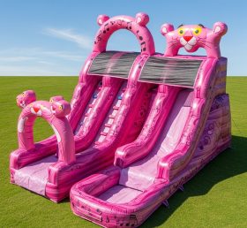 T8-7392 Pink Panther Theme Inflatable Water Slide