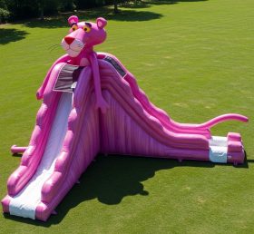 T8-7395 Pink Panther Theme Inflatable Water Slide