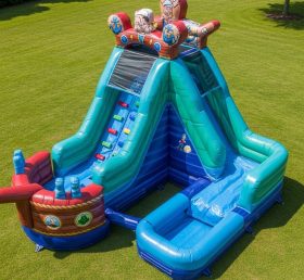 T8-7411 Popeye Theme Inflatable Water Slide