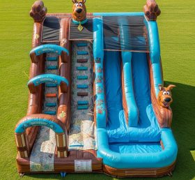 T8-7439 Scooby-Doo Theme Inflatable Water Slide