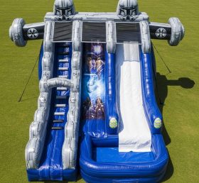 T8-7491 Star Wars Theme Inflatable Water Slide