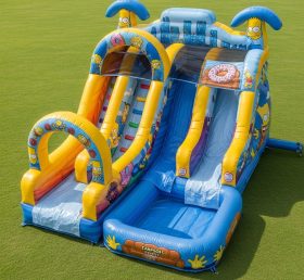 T8-7549 The Simpsons Theme Inflatable Water Slide