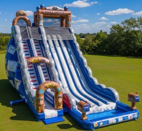 T8-7707 Post Office Theme Giant Slide