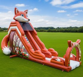T8-7767 Fox Theme Inflatable Slide