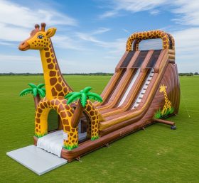 T8-7770 Giraffe Theme Inflatable Slide