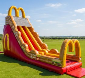 T8-7787 McDonald Theme Inflatable Slide