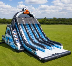 T8-7805 Penguin Theme Inflatable Slide
