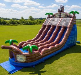 T8-7807 Pirates Theme Inflatable Slide