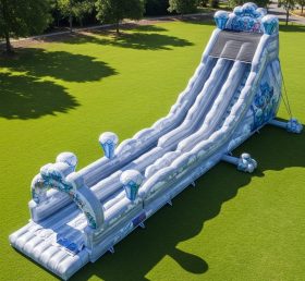 T8-8818 Shimmer & Shine Inflatable Dry Slide