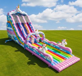 T8-8826 Unicorn Inflatable Slide