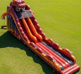 T8-8866 Blaze Monster Inflatable Slide