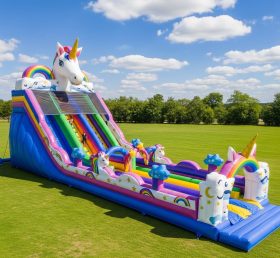 T8-8881 Unicorn Inflatable Slide