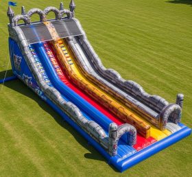 T8-8886 Knight Inflatable Dry Slide