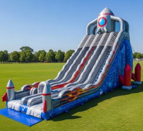 T8-8898 Rocket Inflatable Dry Slide