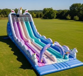 T8-8913 Unicorn Inflatable Dry Slide