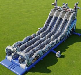 T8-8963 Fortnite Inflatable Dry Slide