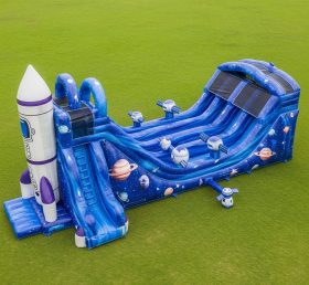 T8-8966 Space Theme Inflatable Slide
