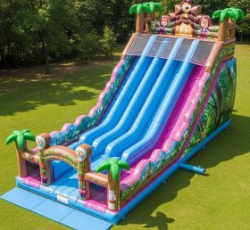 T8-8976 Masha and The Bear Inflatable Slide