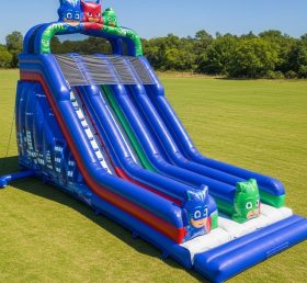 T8-9049 PJ Masks Inflatable Dry Slide