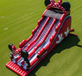 T8-9074 Mickey & Minnie Inflatable Slide
