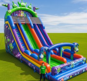 T8-9082 Ben 10 Inflatable Slide