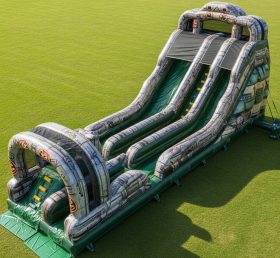 T8-9091 Rusty Rivets Theme Inflatable Slide