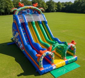 T8-9093 Dragon Ball Inflatable Dry Slide