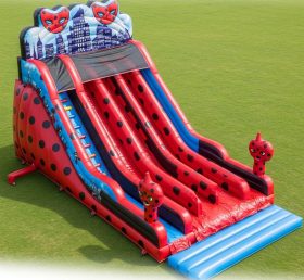 T8-9180 Ladybug Inflatable Slide