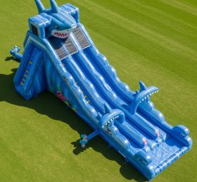 T8-9229 Shark Inflatable Water Slide