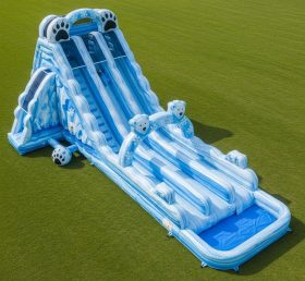 T8-9245 Polar Bear Inflatable Water Slide