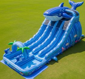 T8-9251 Whale Inflatable Water Slide