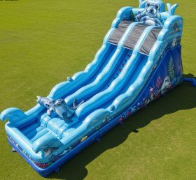 T8-9259 Seal Ocean Inflatable Water Slide