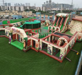 GF3-181 Masha and the Bear Theme Inflatable Park