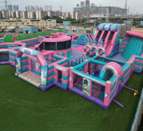GF3-196 Nella Knight Theme Inflatable Park
