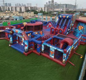 GF3-242 Superhero Theme Inflatable Park